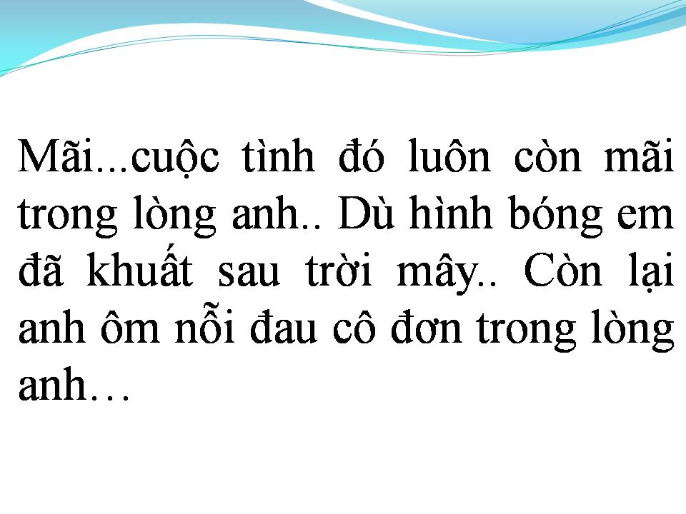 Lời bài hát CÔ ĐƠN MÌNH ANH
