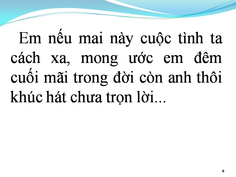 Lời bài hát CÔ ĐƠN TIẾNG SÓNG
