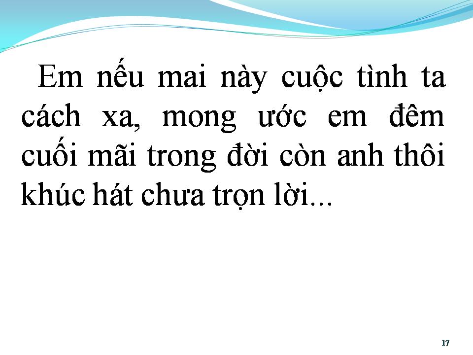 Lời bài hát CÔ ĐƠN TIẾNG SÓNG