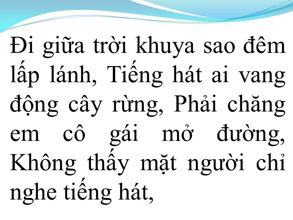 Lời bài hát CÔ GÁI MỞ ĐƯỜNG