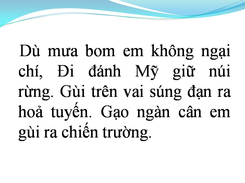 Lời bài hát CÔ GÁI PA KÔ CON CHÁU BÁC HỒ
