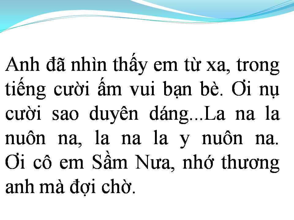 Lời bài hát CÔ GÁI SẦM NƯA XINH ĐẸP