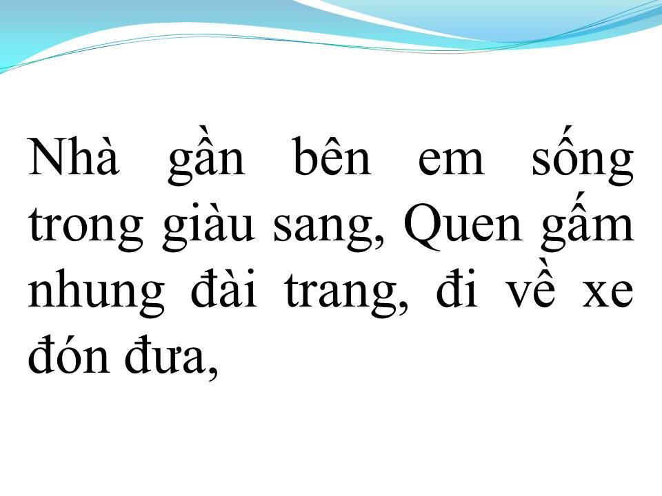 Lời bài hát CÔ HÀNG XÓM