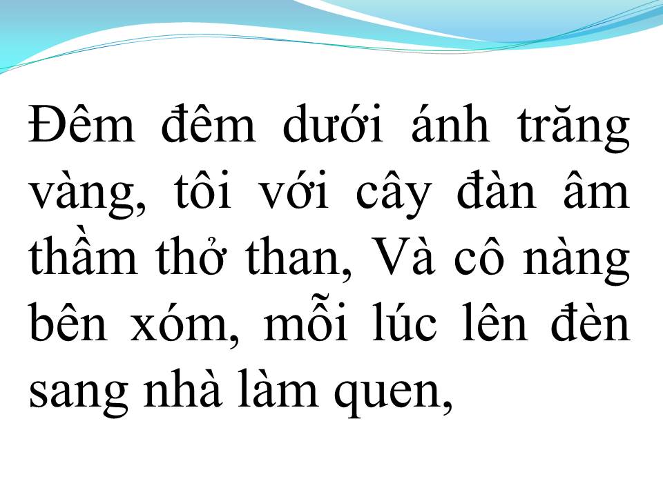 Lời bài hát CÔ HÀNG XÓM