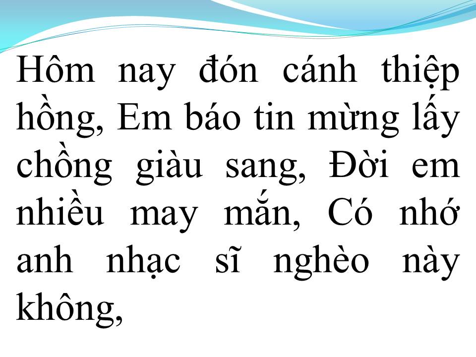 Lời bài hát CÔ HÀNG XÓM