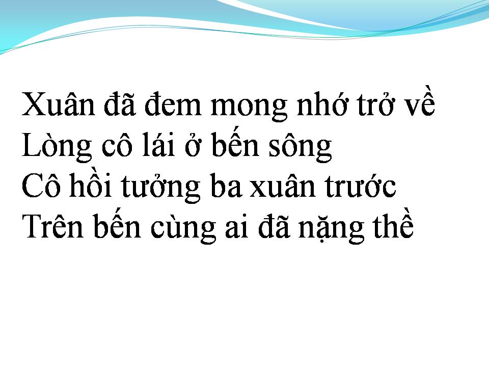 Lời bài hát CÔ LÁI ĐÒ
