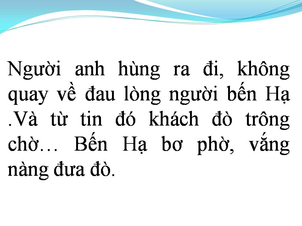 Lời bài hát CÔ LÁI ĐÒ BẾN HẠ