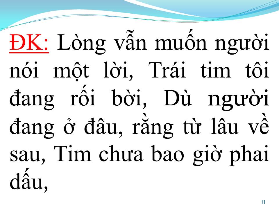 Lời bài hát HẾT HY VỌNG