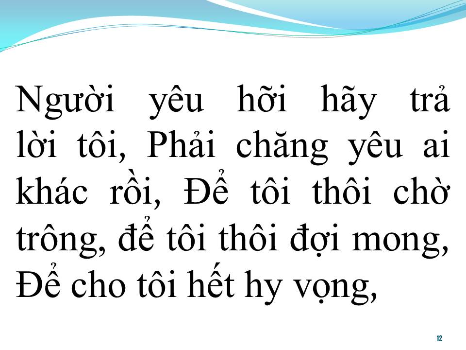 Lời bài hát HẾT HY VỌNG