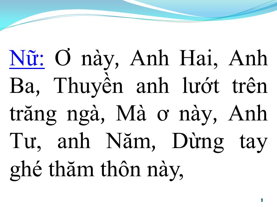 Lời bài hát TRĂNG RỤNG XUỐNG CẦU (SONG CA)