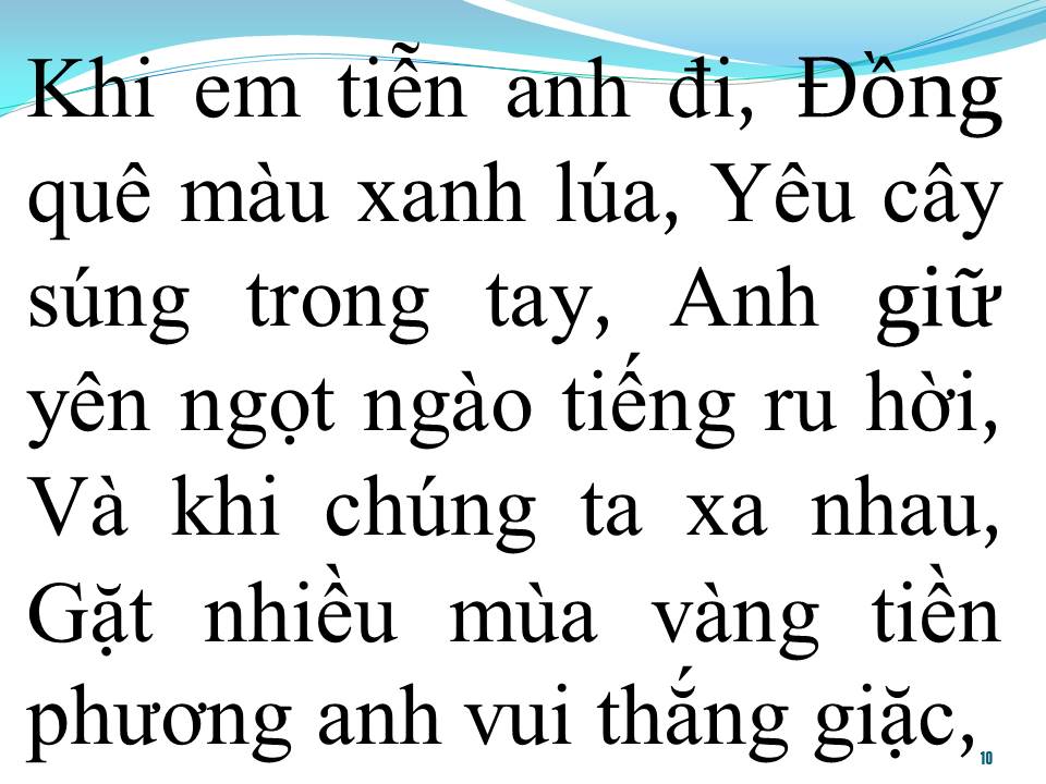 Lời bài hát ĐẤT NƯỚC TÌNH YÊU