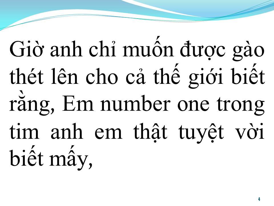 Lời bài hát EM LÀ MÓN QUÀ VÔ GIÁ