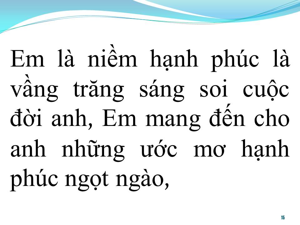 Lời bài hát EM LÀ MÓN QUÀ VÔ GIÁ