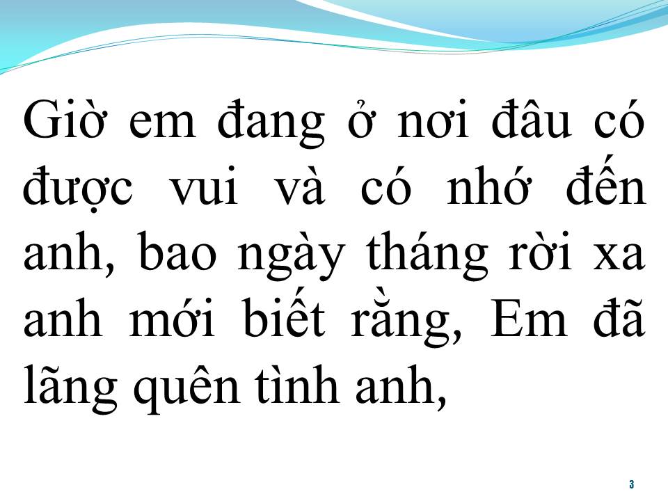 Lời bài hát CHUỖI NGÀY VẮNG EM