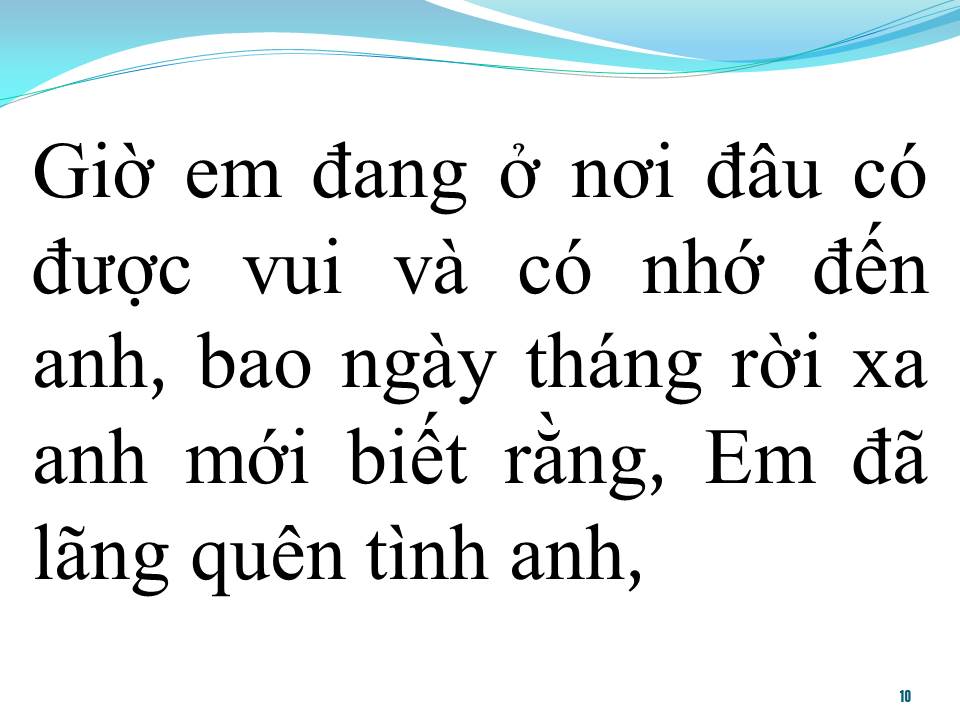 Lời bài hát CHUỖI NGÀY VẮNG EM