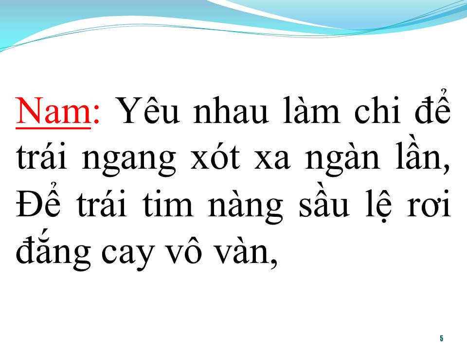 Lời bài hát HUYỀN THOẠI NÀNG TIÊN CÁ (SONG CA)