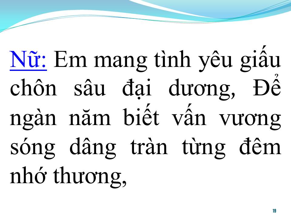 Lời bài hát HUYỀN THOẠI NÀNG TIÊN CÁ (SONG CA)