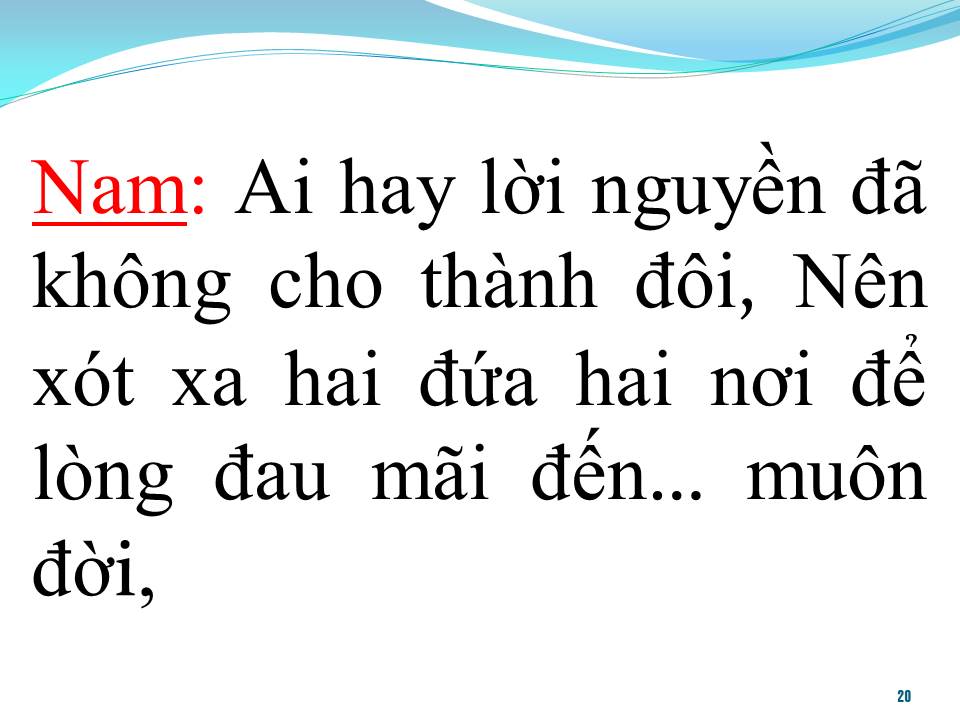 Lời bài hát HUYỀN THOẠI NÀNG TIÊN CÁ (SONG CA)