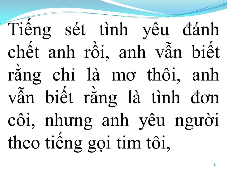 Lời bài hát TIẾNG SÉT ÁI TÌNH