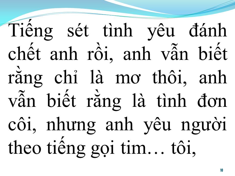 Lời bài hát TIẾNG SÉT ÁI TÌNH