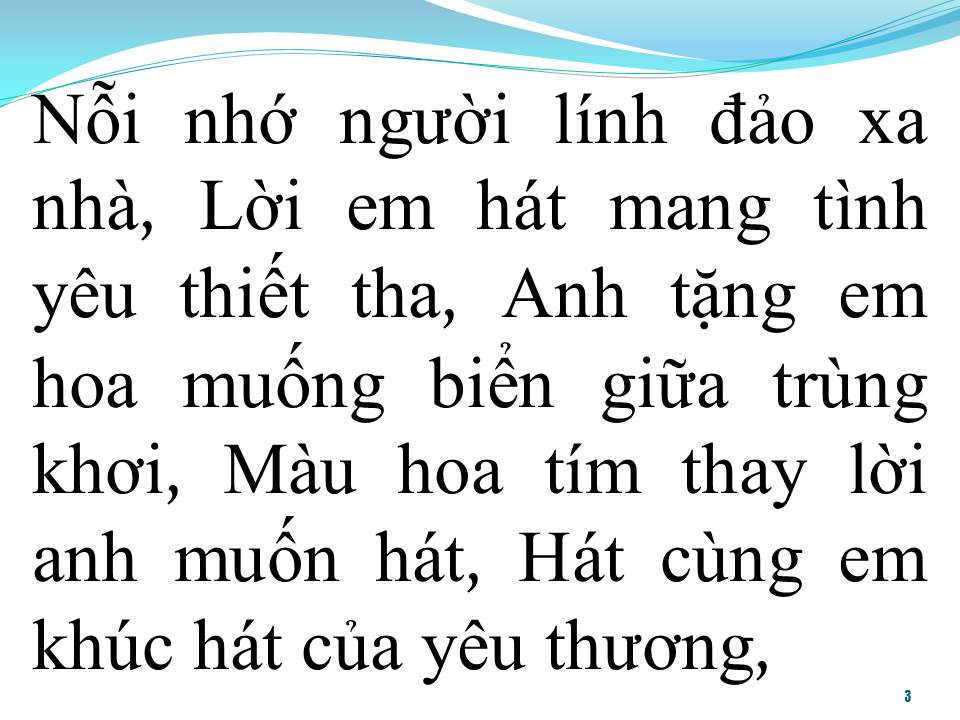 Lời bài hát TIẾNG HÁT NƠI ĐẢO XA