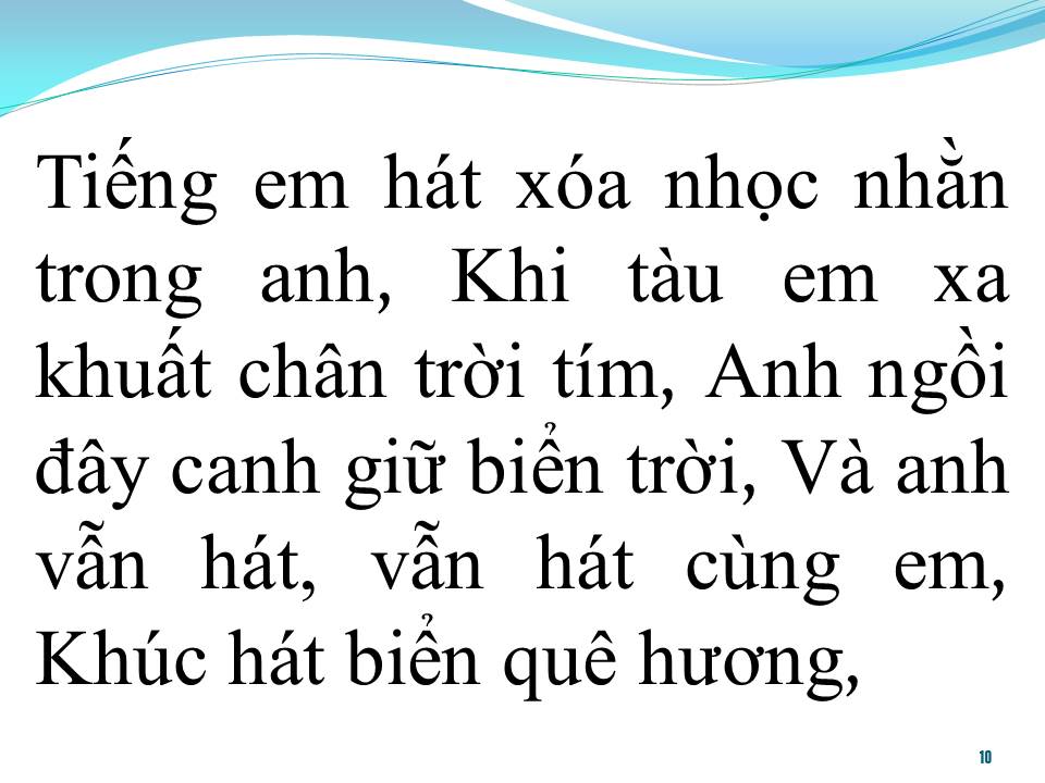 Lời bài hát TIẾNG HÁT NƠI ĐẢO XA