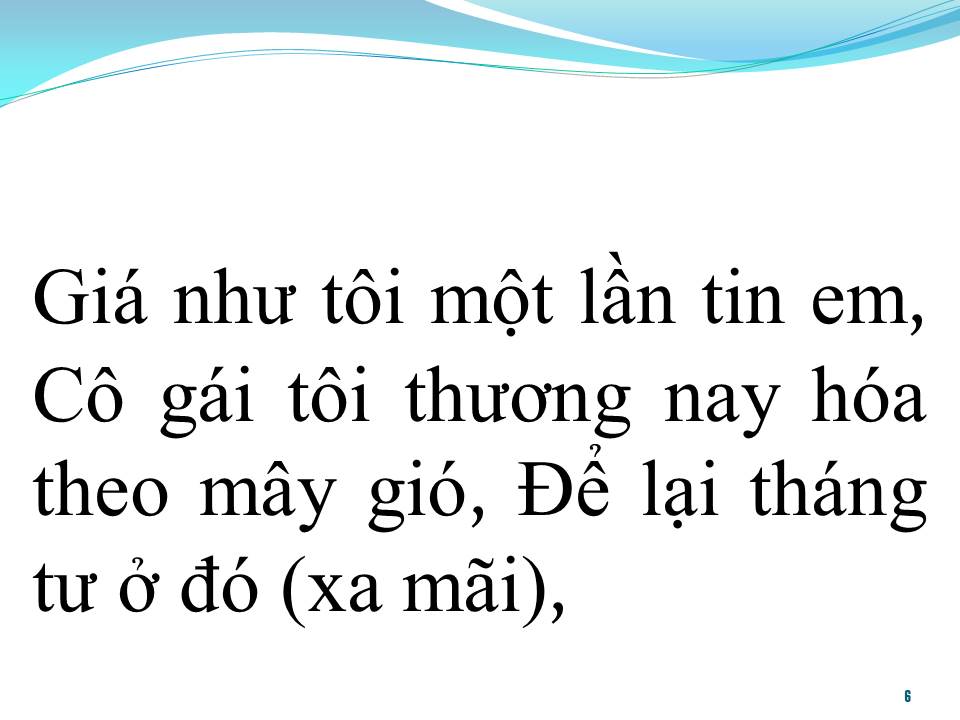 Lời bài hát THÁNG TƯ LÀ LỜI NÓI DỐI CỦA EM