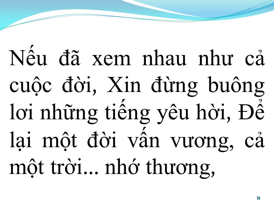 Lời bài hát CẢ MỘT TRỜI THƯƠNG NHỚ