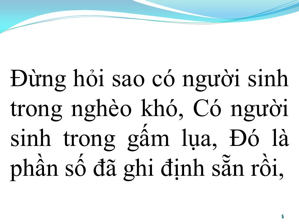 Lời bài hát THẾ ĐỜI