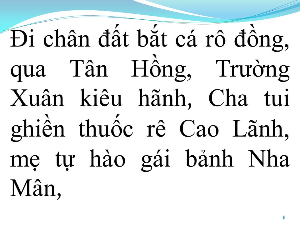 Lời bài hát ĐỒNG THÁP QUÊ MÌNH