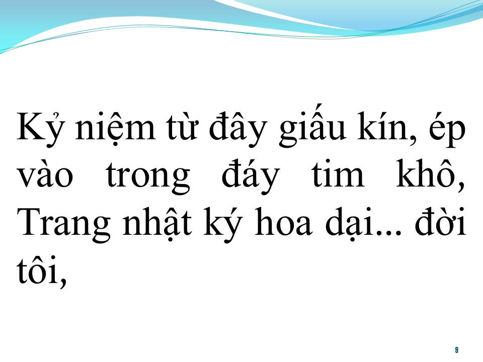 Lời bài hát HOA DẠI TRANG NHẬT KÝ