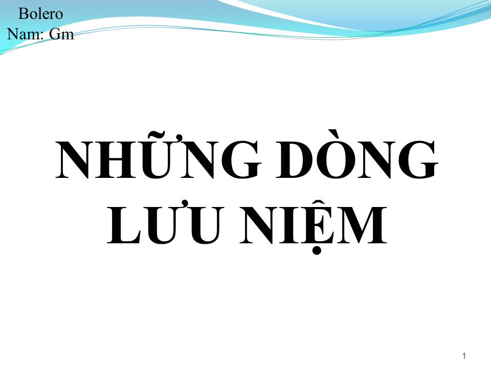 Lời bài hát NHỮNG DÒNG LƯU NIỆM