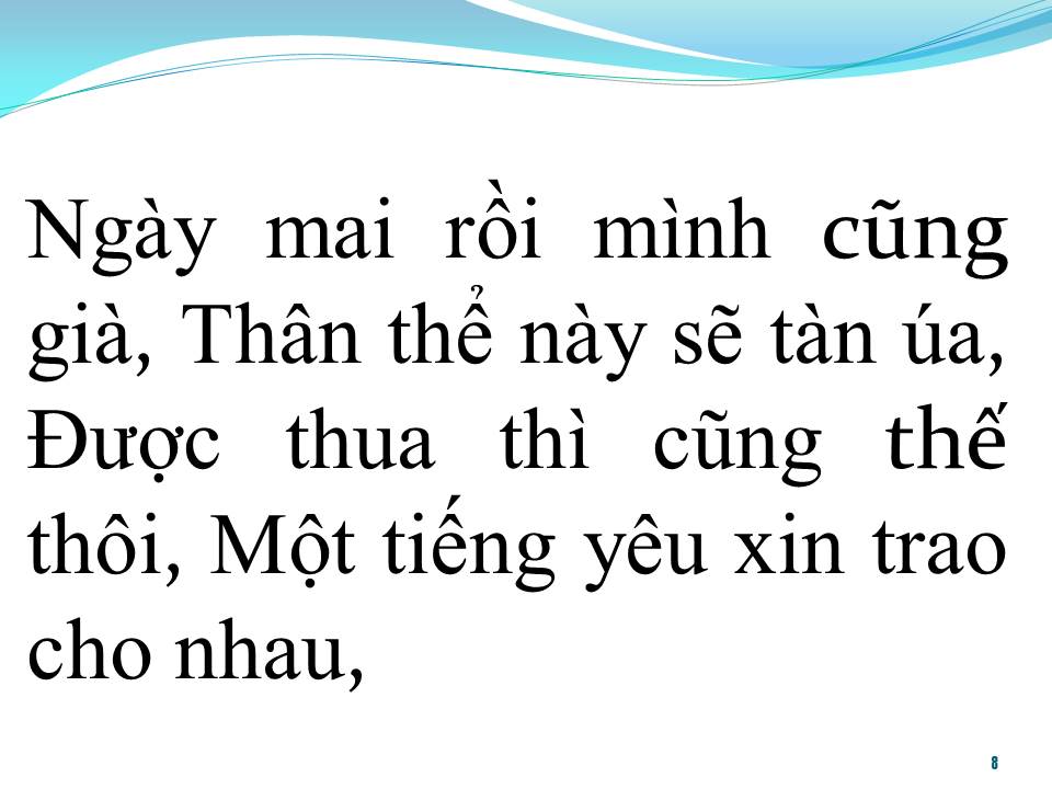 Lời bài hát RỒI CŨNG GIÀ