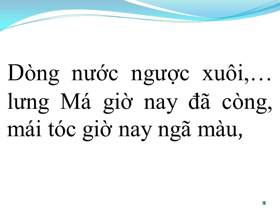 Lời bài hát MÁ ƠI (TÂN CỔ)
