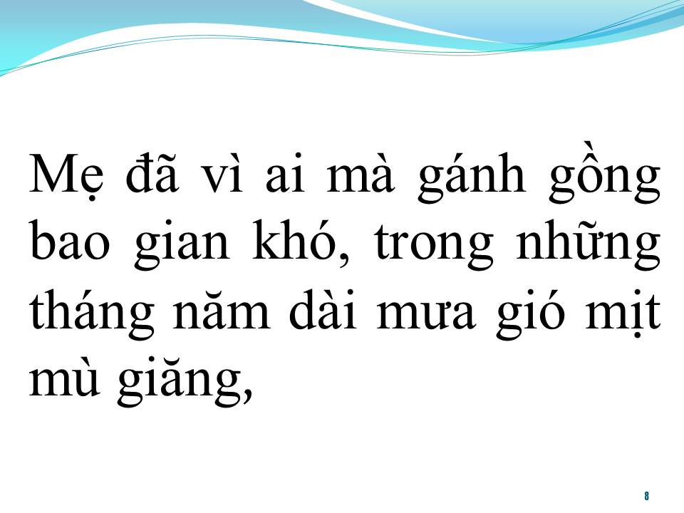 Lời bài hát QUÊ HƯƠNG TÌNH MẸ (TÂN CỔ)