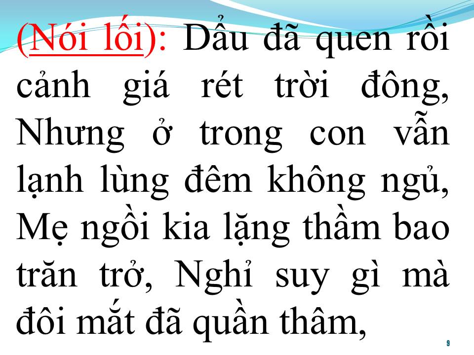 Lời bài hát QUÊ HƯƠNG TÌNH MẸ (TÂN CỔ)