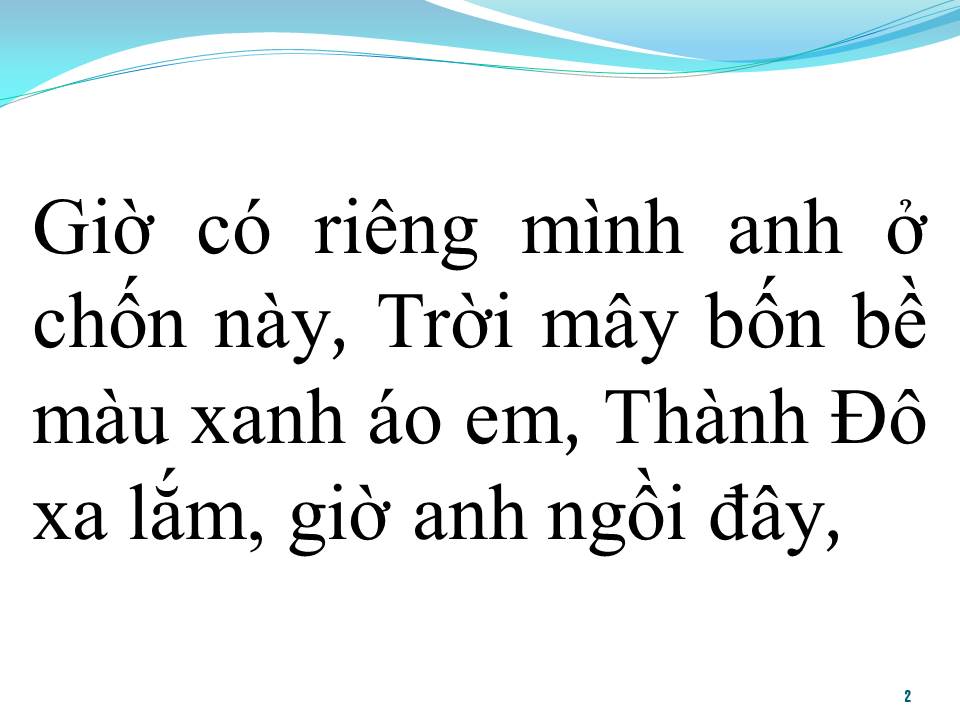Lời bài hát VÙNG BIỂN TRỜI VÀ MÀU ÁO EM