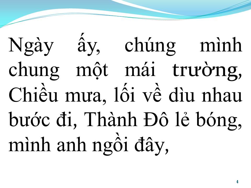 Lời bài hát VÙNG BIỂN TRỜI VÀ MÀU ÁO EM