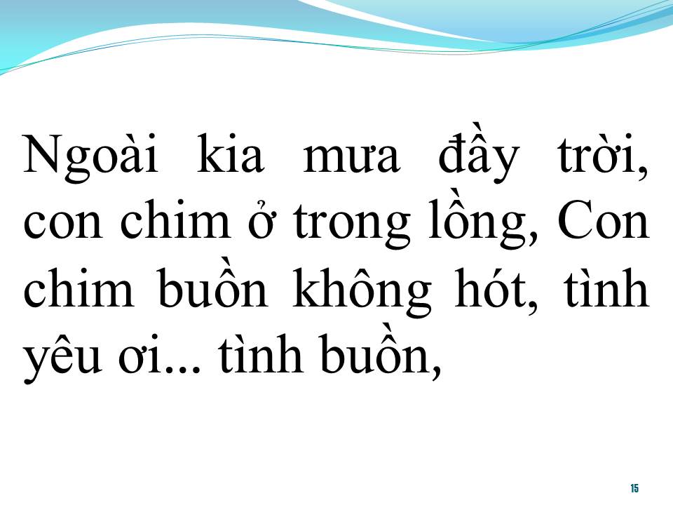 Lời bài hát HƯƠNG TÌNH MUỘN