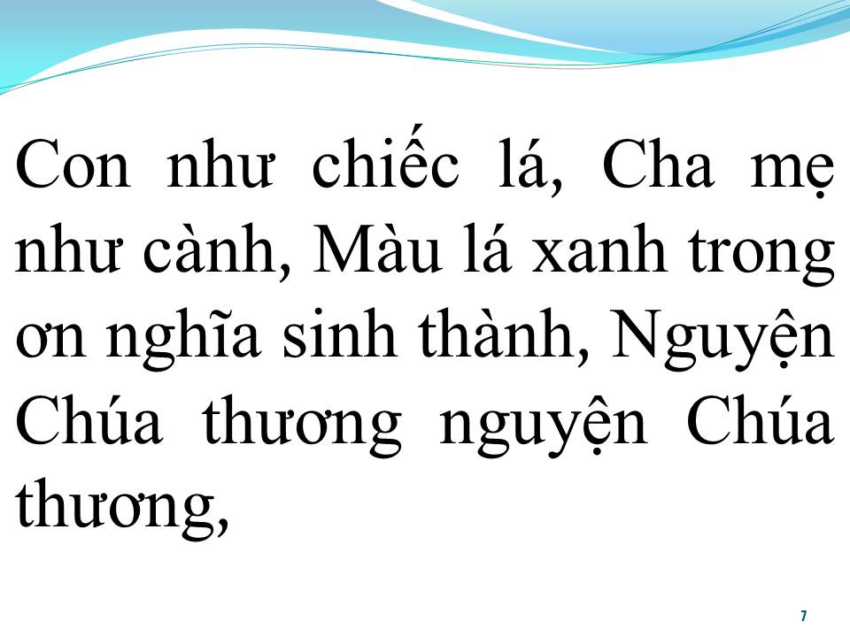 Lời bài hát CẦU CHO CHA MẸ 5