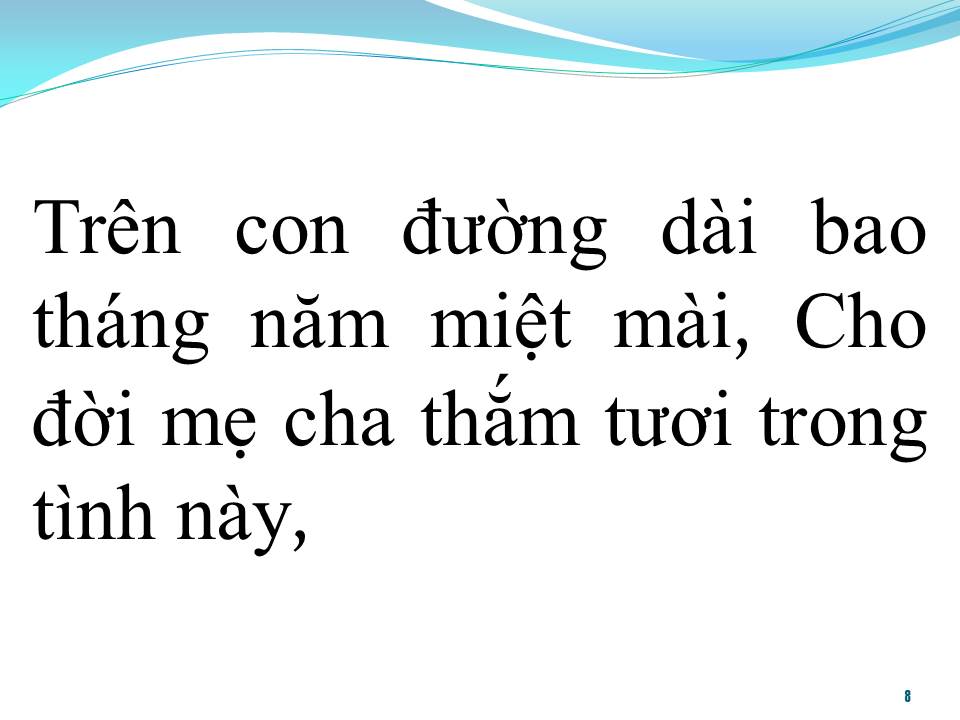 Lời bài hát CẦU CHO CHA MẸ 5