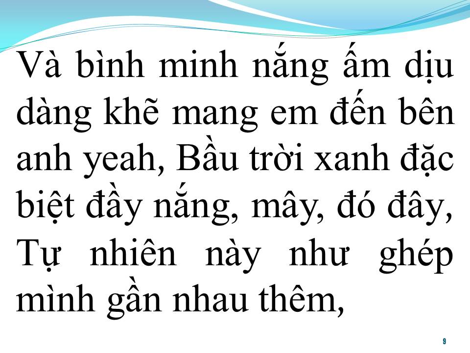 Lời bài hát TÌNH YÊU MÀU NẮNG