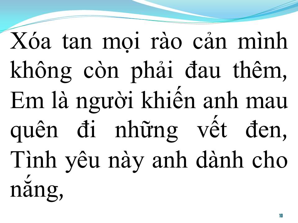 Lời bài hát TÌNH YÊU MÀU NẮNG