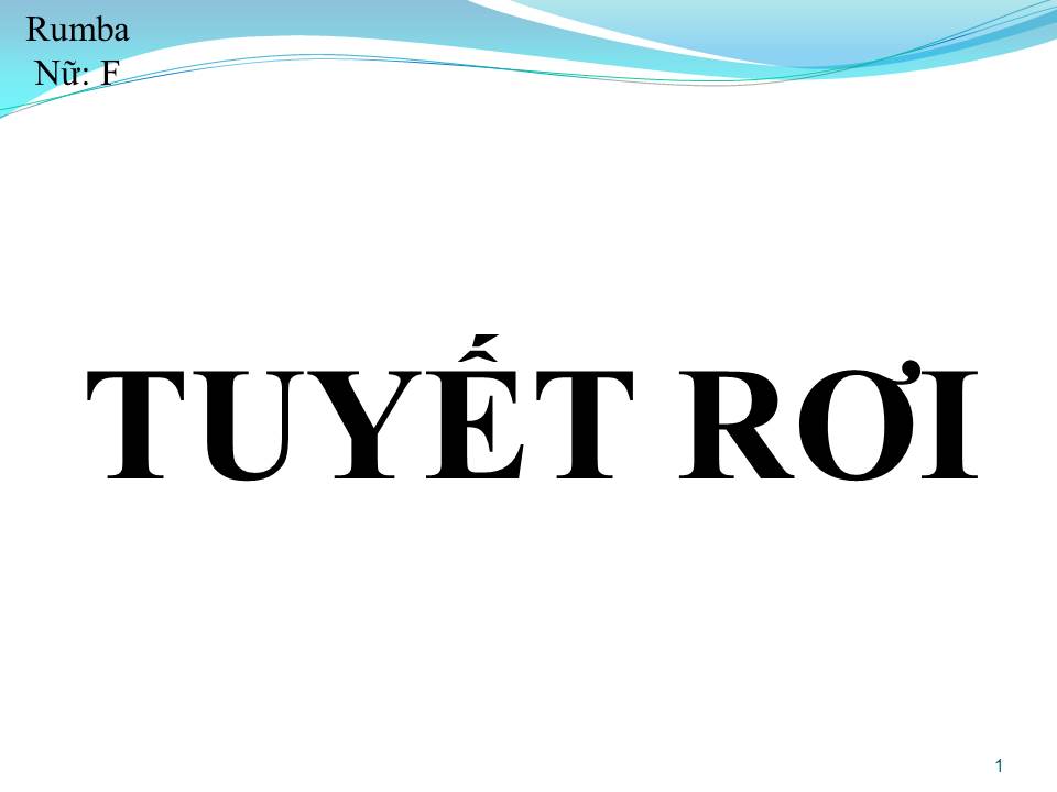 Lời bài hát TUYẾT RƠI