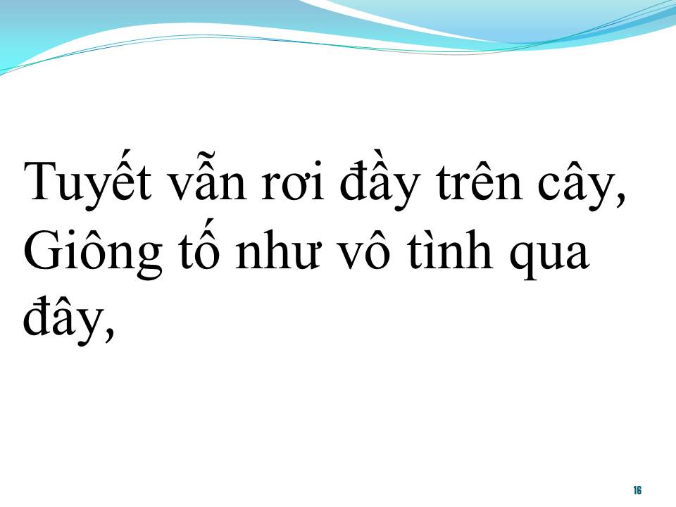 Lời bài hát TUYẾT RƠI