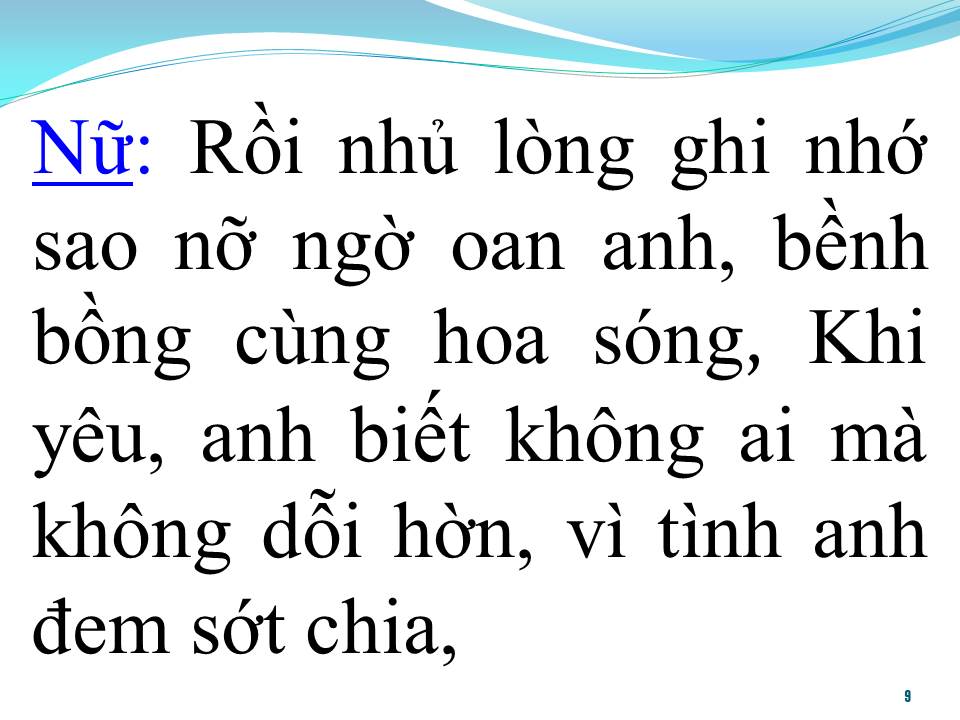 Lời bài hát THOÁNG GIẤC MƠ QUA (SONG CA)
