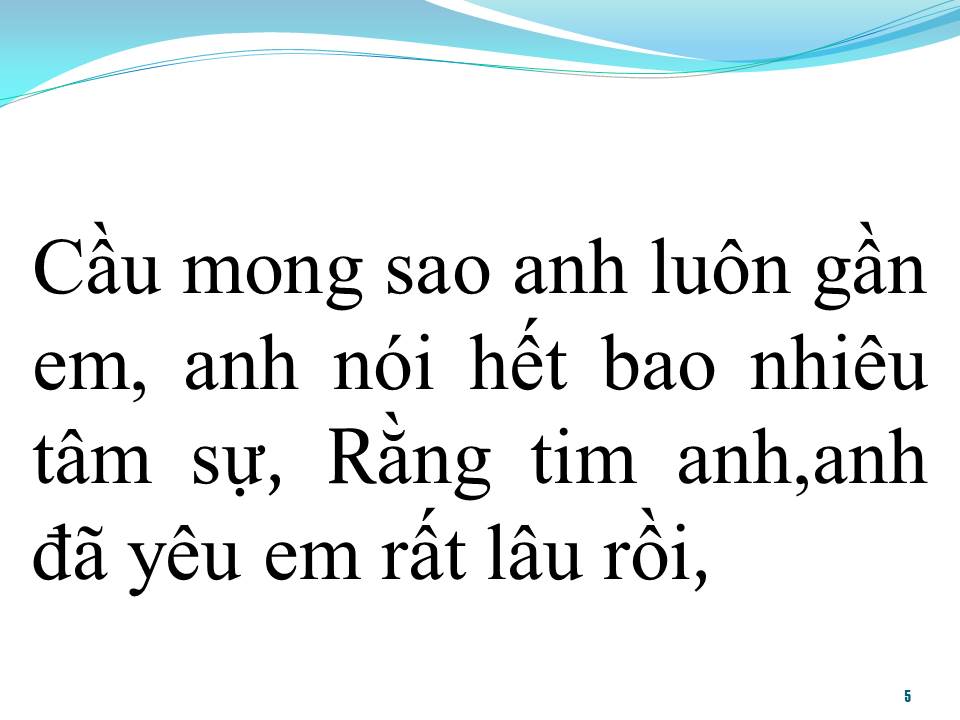 Lời bài hát TRÁI TIM ANH THUỘC VỀ EM