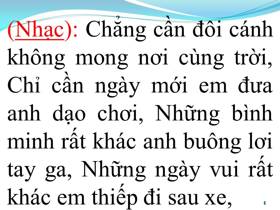 Lời bài hát NGÀY KHÁC LẠ