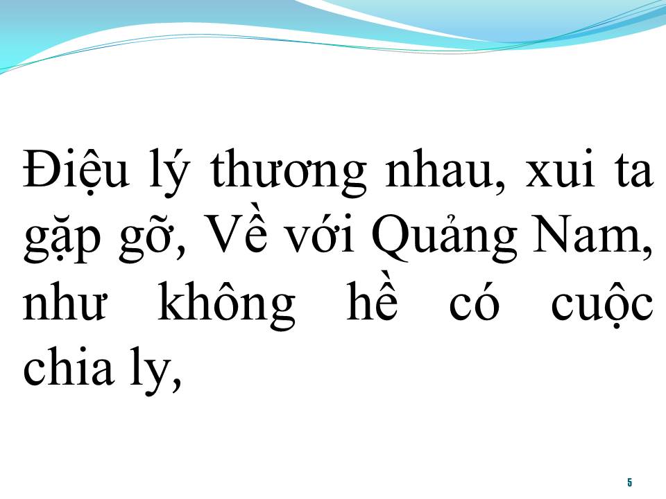 Lời bài hát VỀ VỚI QUẢNG NAM