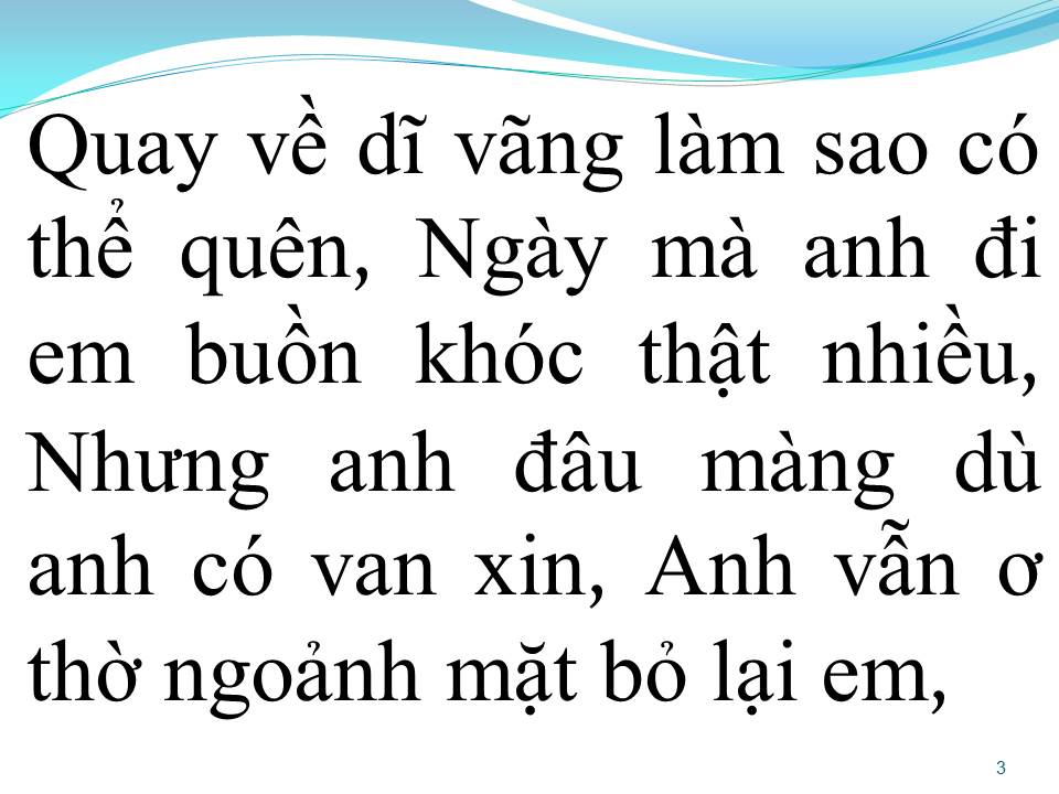 Lời bài hát ĐỪNG NÓI NỮA NGƯỜI ƠI